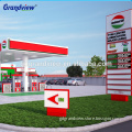 project petrol station gas station price signs